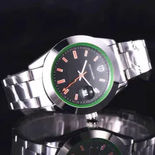 Relogio masculino, люксовый бренд, полный Аналоговый дисплей, дата, мужские кварцевые часы, деловые часы, мужские часы