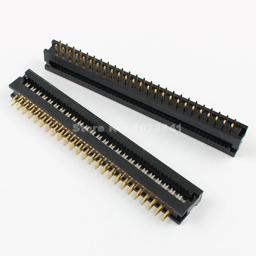 50 Pcs Per Lot 2.54mm Pitch 2x25 Pin 50 Pin Male Header IDC Ribbon