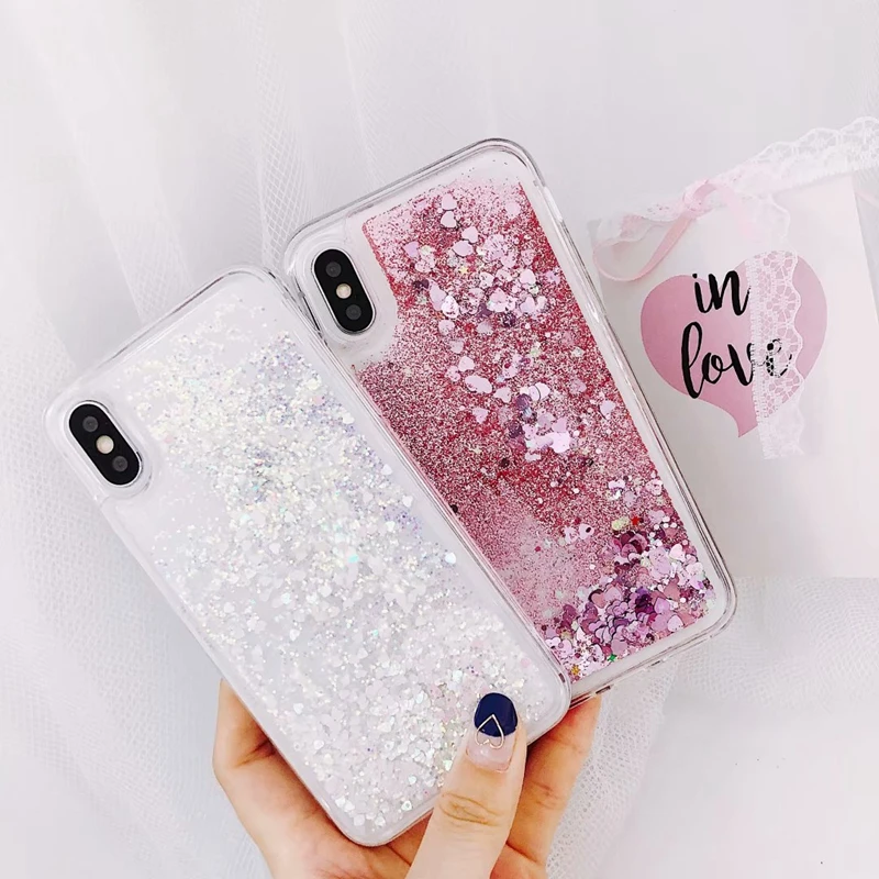 

For Huawei P20 Dynamic Liquid Case P20 Pro Quicksand Back Shell Cover for Huawei P20 P8 P9 P10 lite pro 2017 Glitter Case Funda
