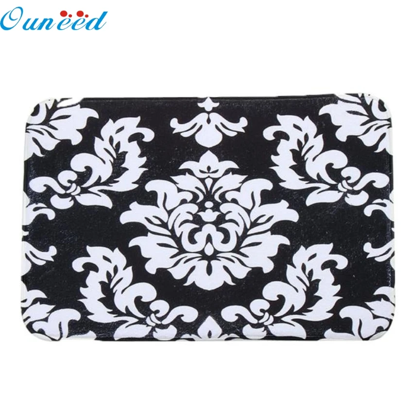 Ouneed Beauty 40x60 см Высококачественный цветочный принт напольный мягкий коврик для