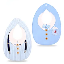 Весенние детские нагрудники для мальчиков, темно-синие дизайнерские водонепроницаемые детские нагрудники для детей, одежда для детей, слюнявчик, полотенца, аксессуары для детей BB117