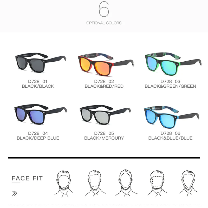 Бренд dubery, дизайнерские поляризованные солнцезащитные очки, мужские очки для вождения, Мужские Винтажные Солнцезащитные очки, Ретро стиль, цветные, UV400
