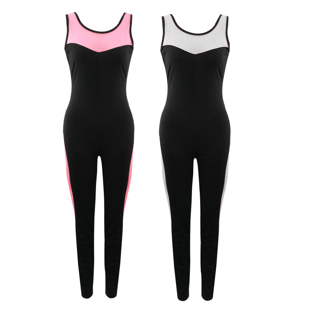 Sports Bodycon Women Fitness Running Tight Jumpsuits Sportswear