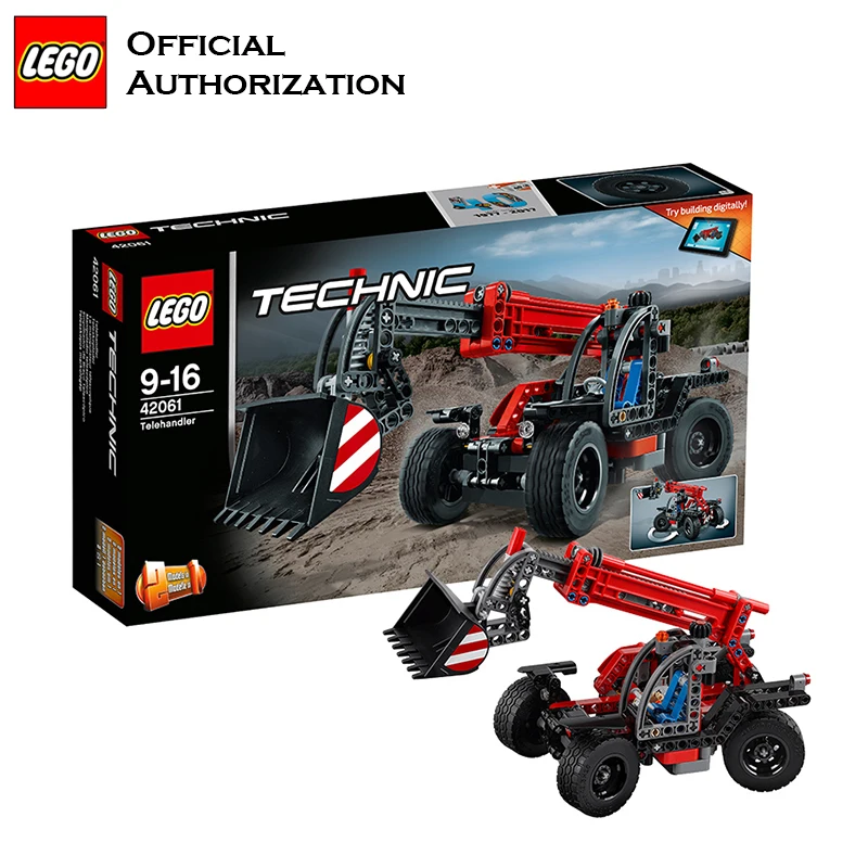 Technic Series Engineer Building Blocks Lego Brand Telehandler Car