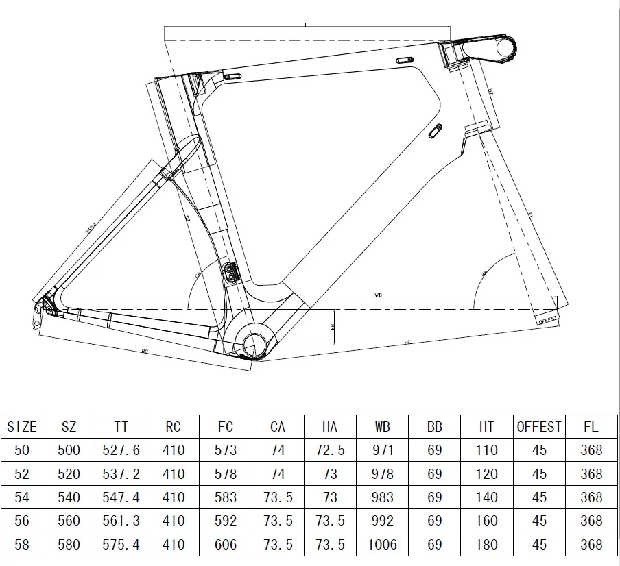 Costelo AEROMACHINE MONOCOQUE one piece Carbon Road Complete Bike Road Bicycle Frame wheels R8000 Group