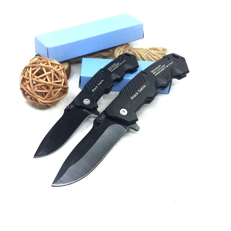 Steel Folding Knife Survival Tactical Knife Camping Combat Hiking