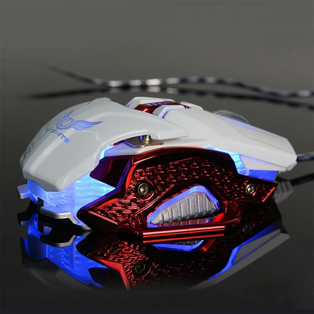 Мышь Gamer Recarregavel Проводная Бесшумная USB оптическая игровая мышь эргономичная