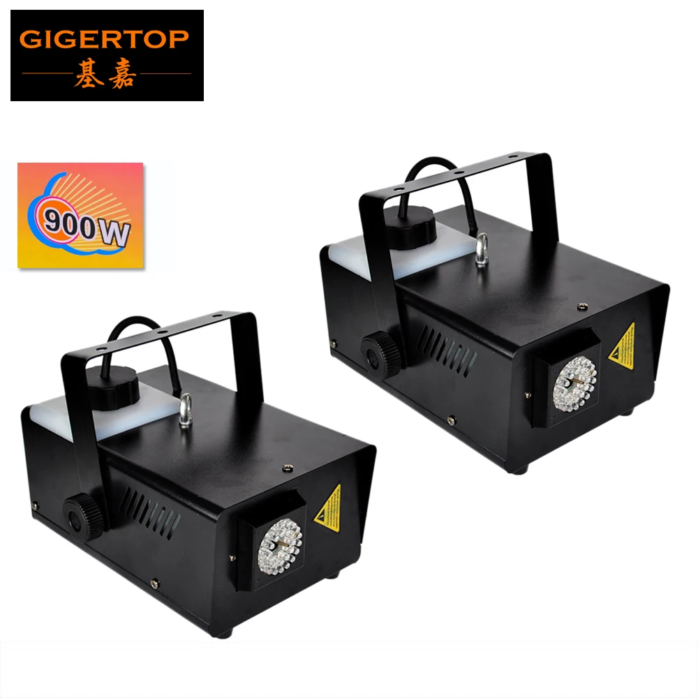 Gigertop 2 Pack 900W LED fog machine, Wireless Remote