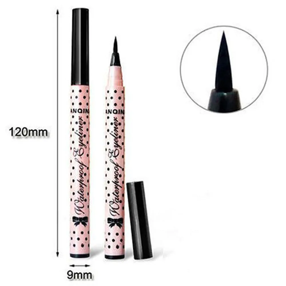 Подводка для глаз Pen косметическая черный, розовый жидкая подводка для глаз карандаш составляют инструмент карандаш для глаз LD