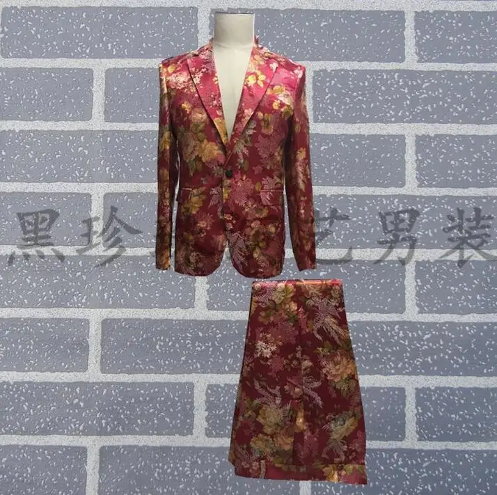 

Men Suits Designs Personalized Male Slim Suits Mens Formal Dress men's Clothing Masculino Homme Terno Stage Costumes For Singers