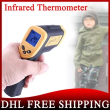 100 шт./лот Бесконтактный цифровой инфракрасный термометр температуры с лазером-50~ 380 градусов