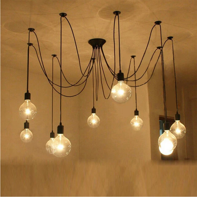 nordic vintage chandelier lamp pendant lamps e27 e26 edison creative loft art decorative chandelier light chandeliers - Decorative Chandelier nordic vintage chandelier lamp pendant lamps e27 e26 edison creative loft art decorative chandelier light chandeliers - Decorative Chandelier