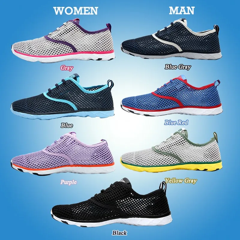 Socone Sport Shoes Woman Outdoor Summer Mesh Shoes Sport Slip-on Walking Shoes Comfortable Breathable Men's Shoes zapatos (3)
