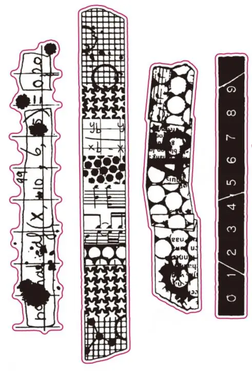 

background Transparent Clear Silicone Stamp/Seal for DIY scrapbooking/photo album Decorative clear stamp sheets A1266
