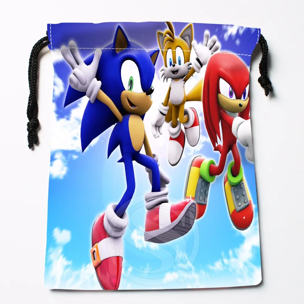 

Fl-Q107 New Sonic #8 Custom Printed receive bag Bag Compression Type drawstring bags size 18X22cm 711-#Fl107