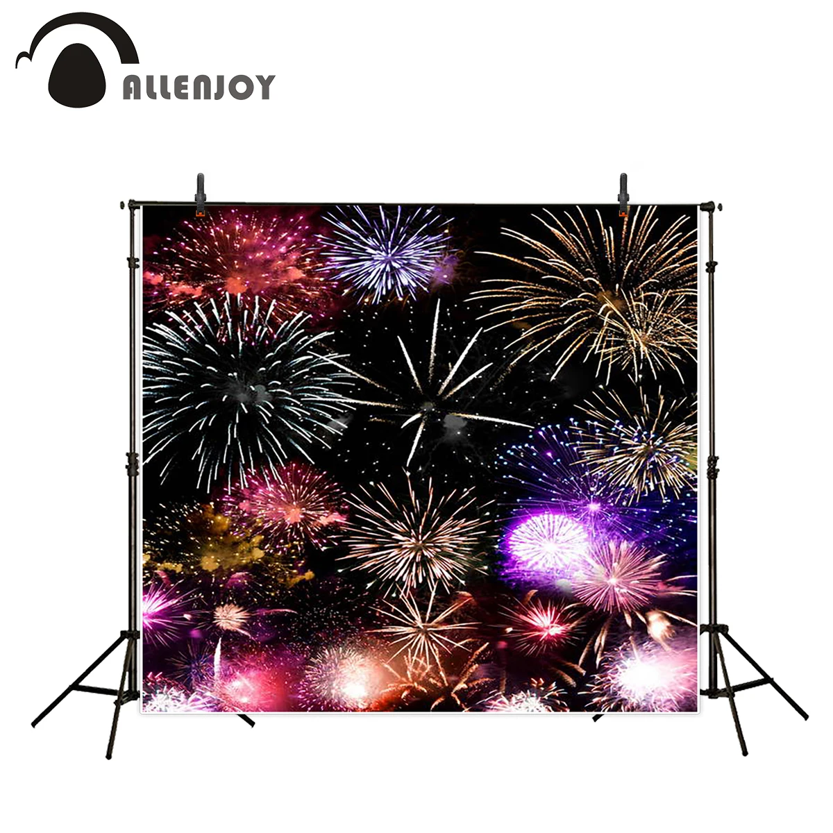 Allenjoy фон для фотосъемки Фейерверк Новый год красочный оригинальный дизайн |