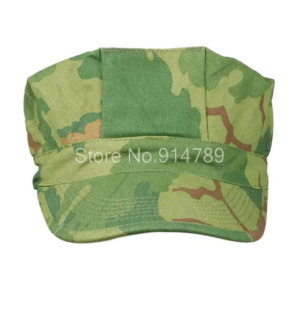 VIETNAM WAR US MITCHELL CAMO UTILITY CAP SIZE L-34353