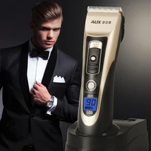 Профессиональная электрическая машинка для стрижки волос, Керамический Резак, беспроводной триммер для волос для мужчин, литиевая батарея, Парикмахерская Машинка для стрижки волос, комплект