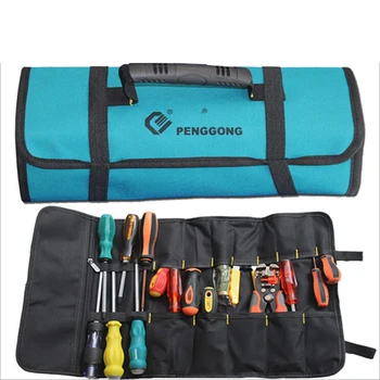 

1pcs Multifunction Utility Bag Oxford Canvas Waterproof With Carrying Handles Travel Reels Tools Bags