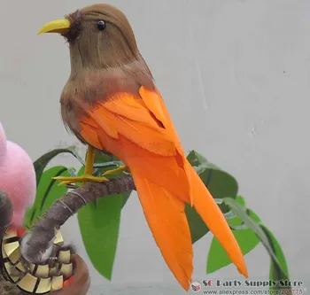 

Costume Simulation cute little Birds for Party Bar Garden Decoration products feather furnishings shooting props Free shipping