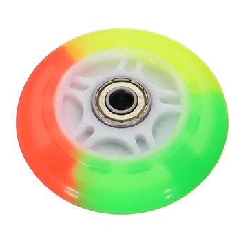 

Mute Wheel Scooter Flashing Light Kid Car Bearing PU+metal Parts Accessories Flash 1pc 80mm High Quality
