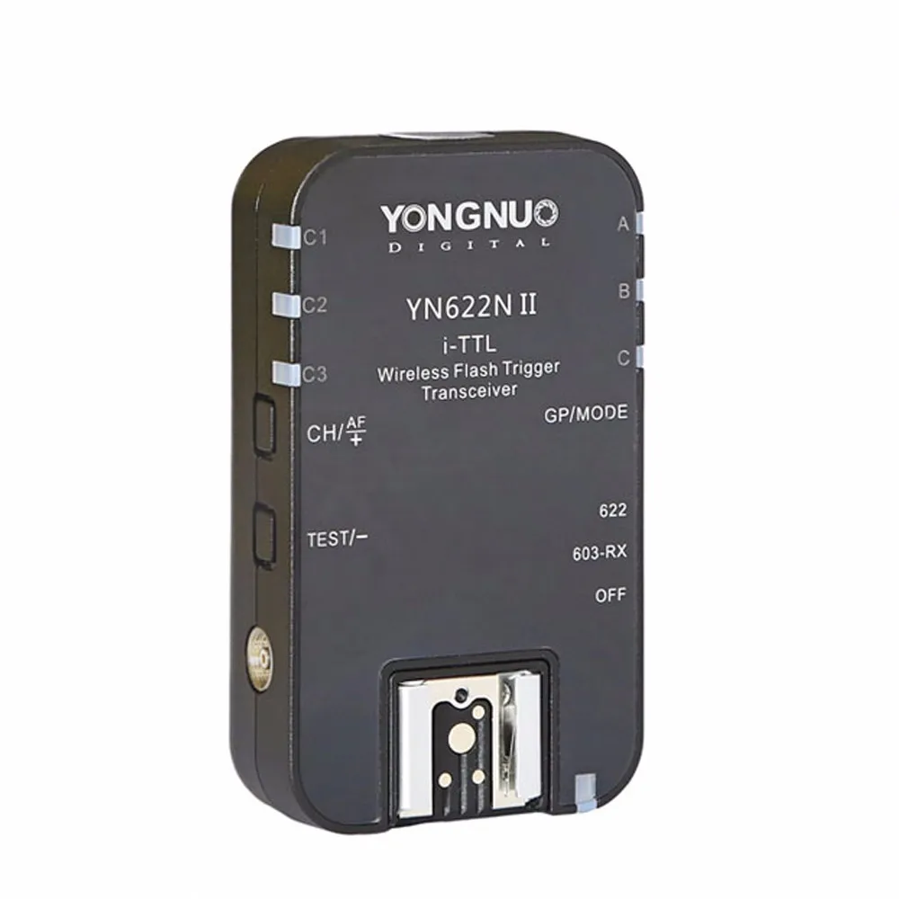 

YONGNUO YN622N II 2.4G Wireless i-TTL Flash Trigger Transceiver Transmitter Receiver for Nikon D70 D80 D90 D200 Series
