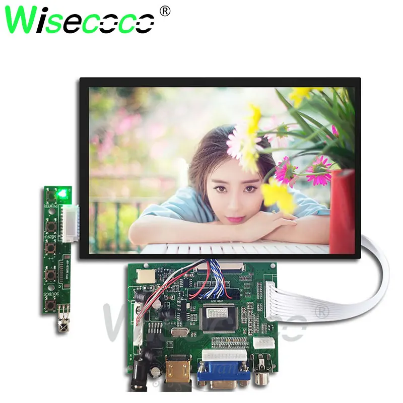 Wisecoco 7 дюймов ips сенсорный ЖК дисплей 1280*800 экран для raspberry pi N070ICG-LD1 с HDMI+ VGA+ 2AV драйвер платы