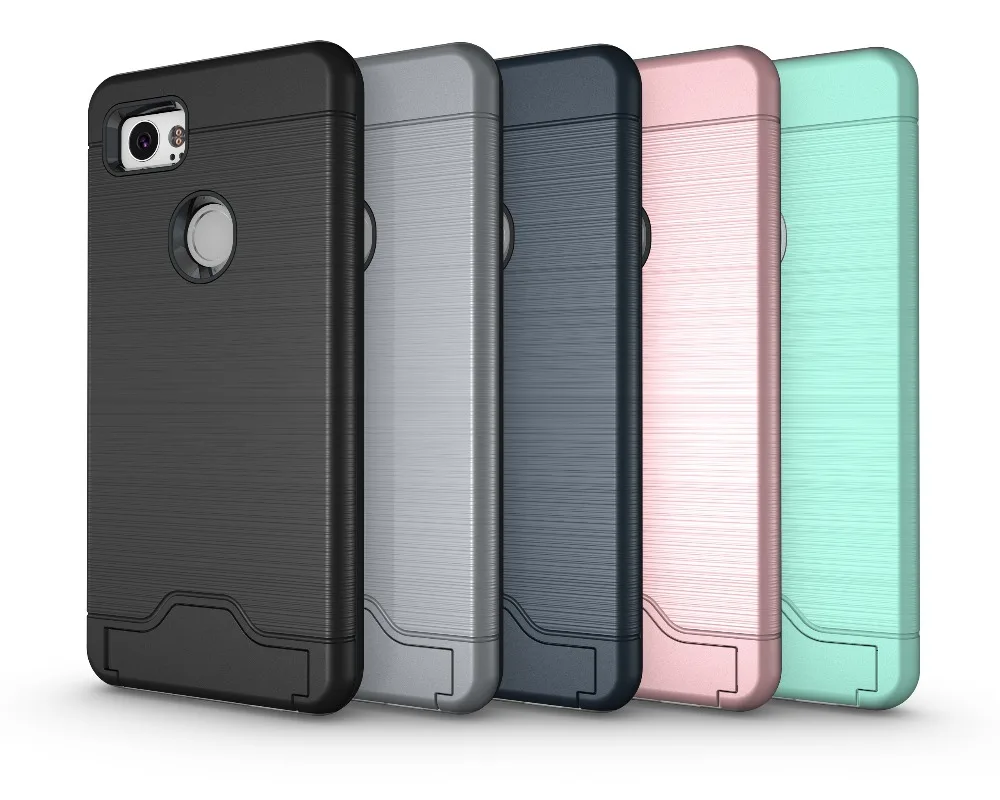 

For Google Pixel 2 Pixel2 Pixel 2 XL Case with card slot cases Back Cover with holder phone shell