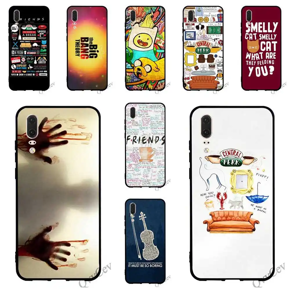 

Ultra Thin FRIENDS FUNNY TV SHOW Phone Cover for Huawei P10 Case P8 P20 Pro P9 Lite Mini P Smart Mate 10 20 Cases