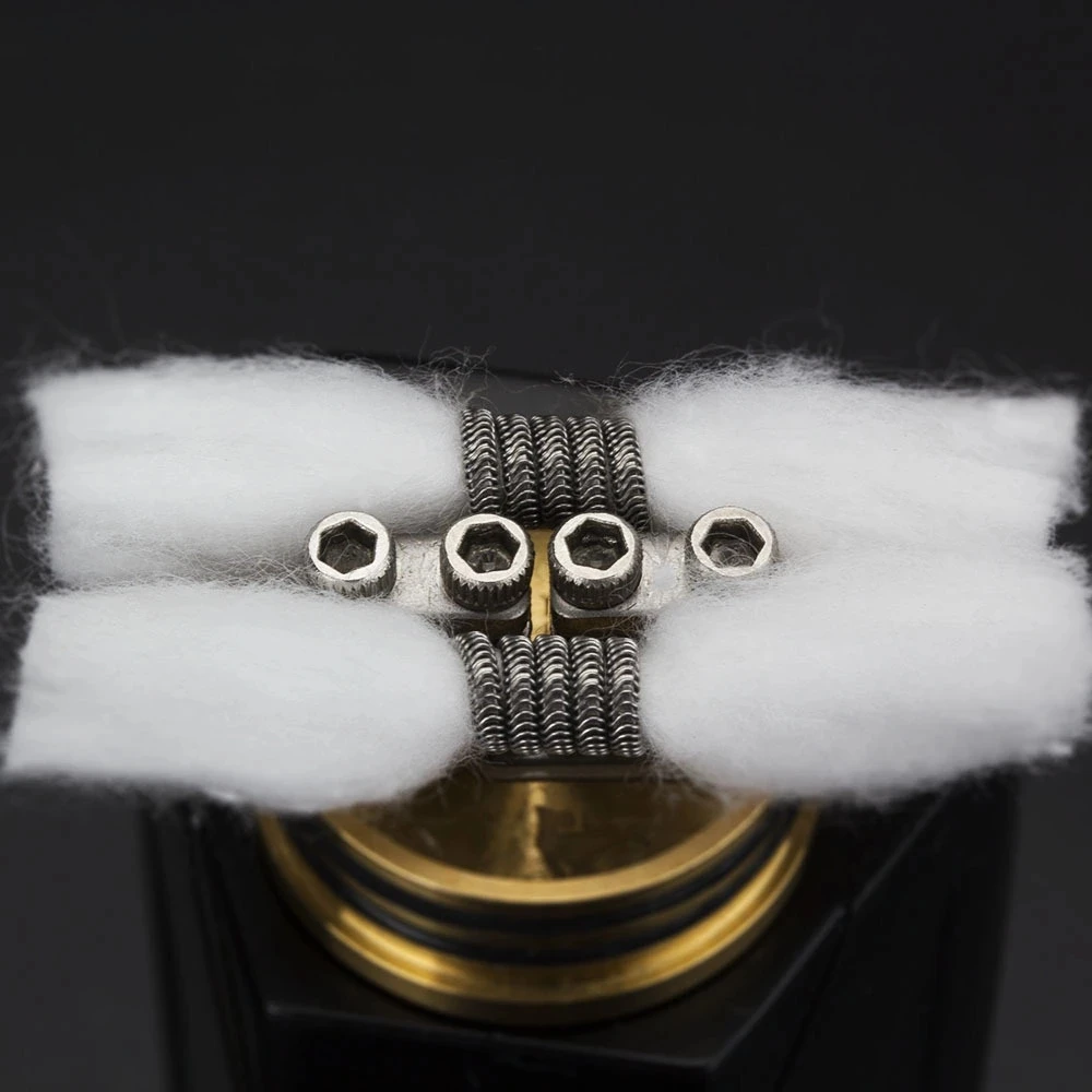 Coil Father Bravo Cotton Bacon for RDA RTA RDTA Atomizer Coil Wick Organic Cotton Electronic Cigarette Accessories for Vape Coil Father Bravo Cotton Bacon for RDA RTA RDTA Atomizer Coil Wick Organic Cotton Electronic Cigarette Accessories for Vape