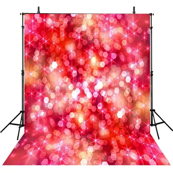 

sparkly red sequins bokeh backdrops Vinyl cloth High quality Computer print wall photo studio background