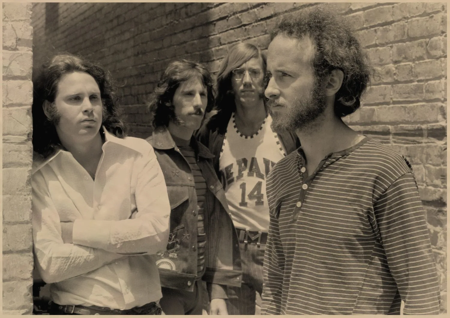 The Doors Jim Morrison Винтаж Ретро Рок-Группа Музыка Гитара матовая крафт-бумага плакат Настенная Наклейка домашний декор A1 - Цвет: 8