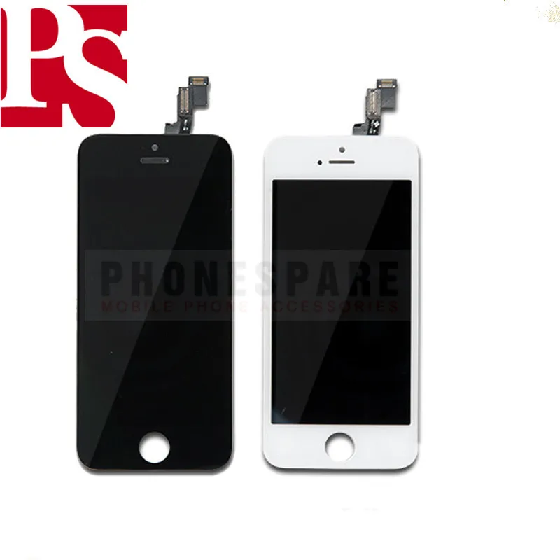 10 шт./лот белый и черный для iPhone 5 экран дисплей сменный ЖК-дисплей с сенсорным