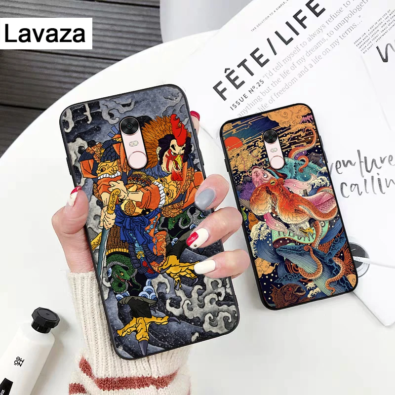 Силиконовый чехол Lavaza в японском стиле для Xiaomi Redmi 4A 4X 5 5A 6 6A 7 7A 8 8A K20 Pro Plus S2