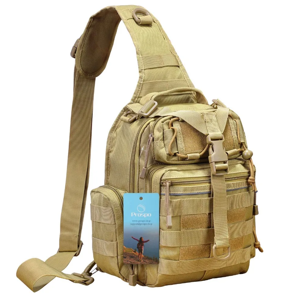 Тактический Слинг Рюкзак Военная маленькая сумка Молл Ровер Грудь сумка на плечо Сумка EDC один ремень рюкзак на молнии трекинг сумка