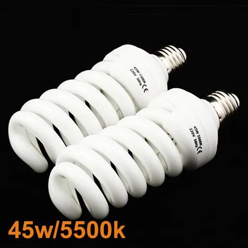 2pcs-Photo-Daylight-Fluorescent-Bulb-Lamp-FOR-Video-Studio-45W-5500K-220V-PSLB1B