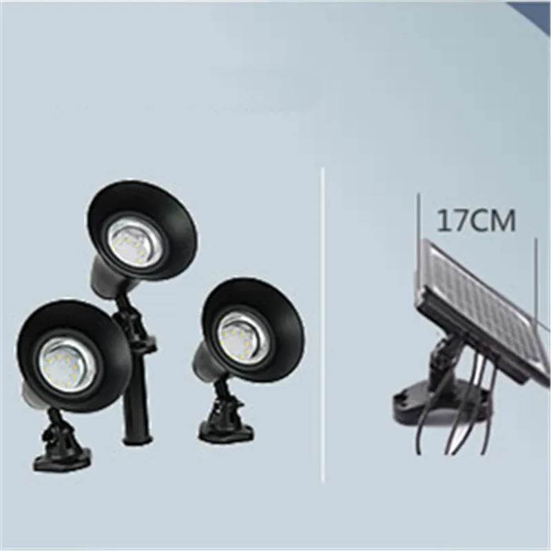 

Waterproof LED Solar Powered Spotlights Cast Lawn Lights Super Bright Street Home Outdoor Lamp Light Control Garland Lighting