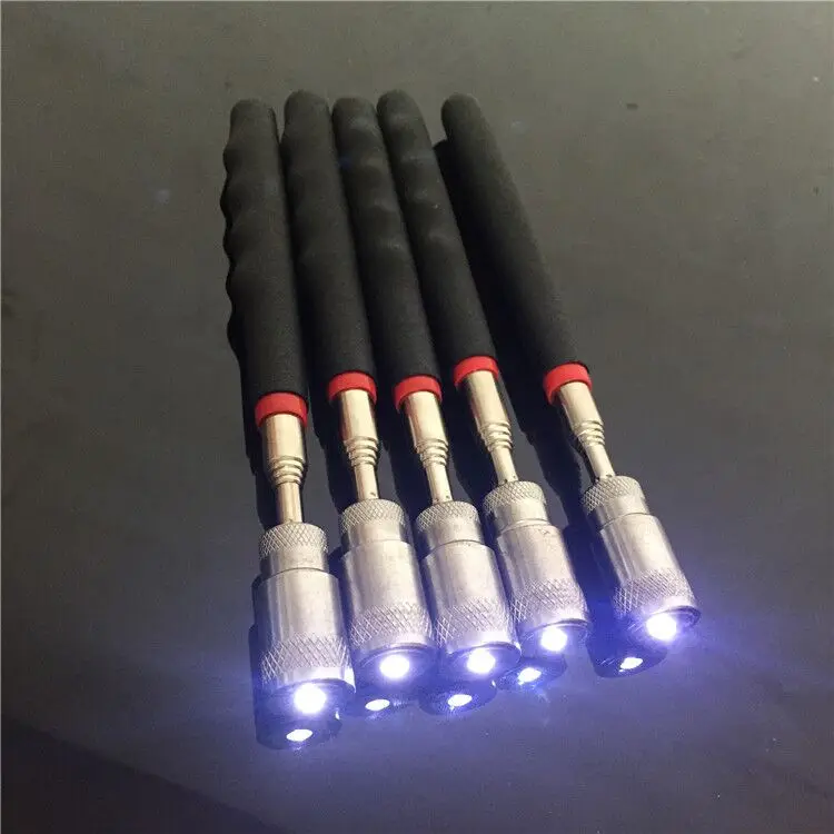 

1 pcs Magnetic Pick Up Rod Telescopic Magnetic pole with LED lamp Magnetic rod