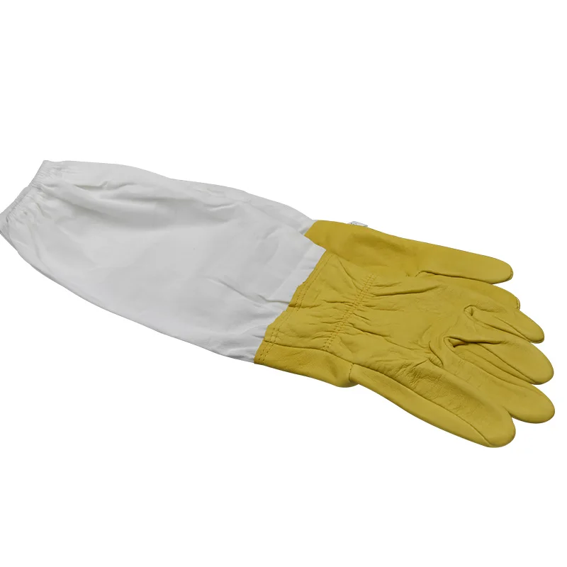 Перчатки для пчеловодства, защитные рукава, вентилируемые, профессиональные, анти пчеловодство, улей, желтые перчатки для пчеловодства