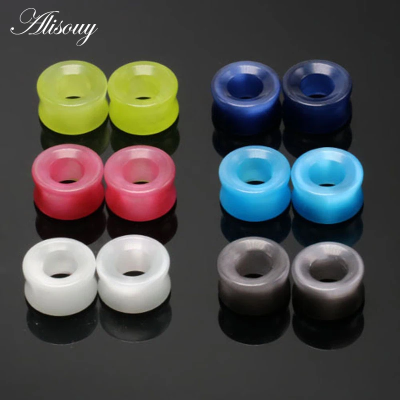 

2pc Hollow Stone Ear Plugs Gauges Earrings Women Men Ear Plug Flesh Tunnel Piercing Expander Ear Stretcher Body Piercing Jewelry