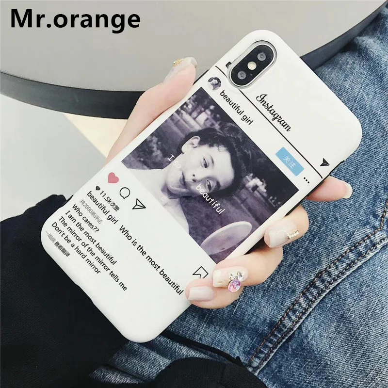 South Korea instagram selfie girl's Fashion phone case For