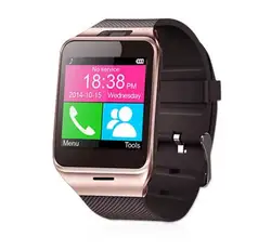 Smartch gv18 Смарт-часы gv18 1.5 "карты памяти и слот sim-карты Шагомер smartwatch для мужчины и женщины для Android телефон