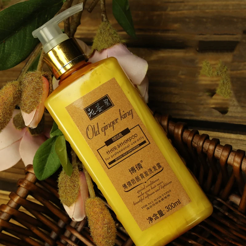 

BOQIAN Professional Ginger Anti Hair Loss Shampoo Natural Fast Hair Growth Anti Hair Loss Product for Women and Man 300ml