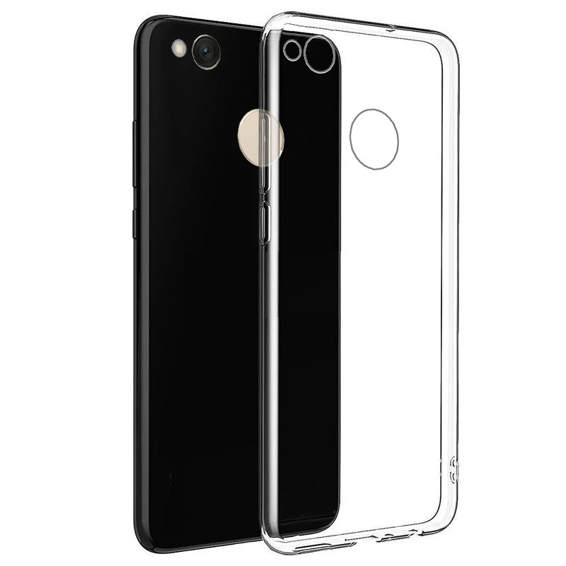 Подходит для Xiaomi Redmi 4X простой мягкий чехол нескользящий прозрачный | Мобильные