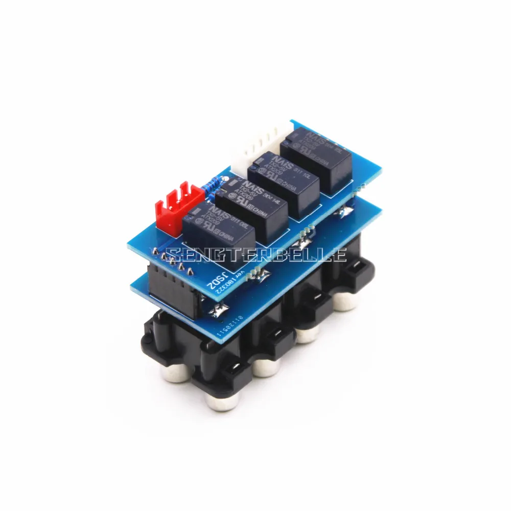 Remote Volume Audio Input Choose Motor Pot Preamplifier Board + On/Off Control