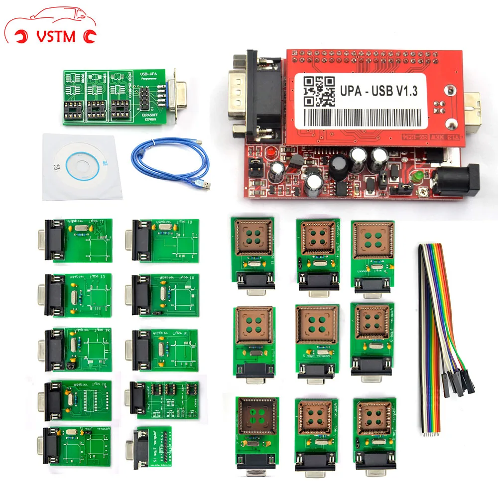 Upa usb программатор v1.3 Ecu программисты с полным адаптером Авто UPA USB программатор upa usb программатор