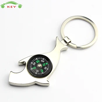 

Shark Fish Compass Car Keychain Auto Motorcycle Key Chain Bag Pendant for Mazda Subaru Holden Hyundai Volvo Yamaha Audi Keyring