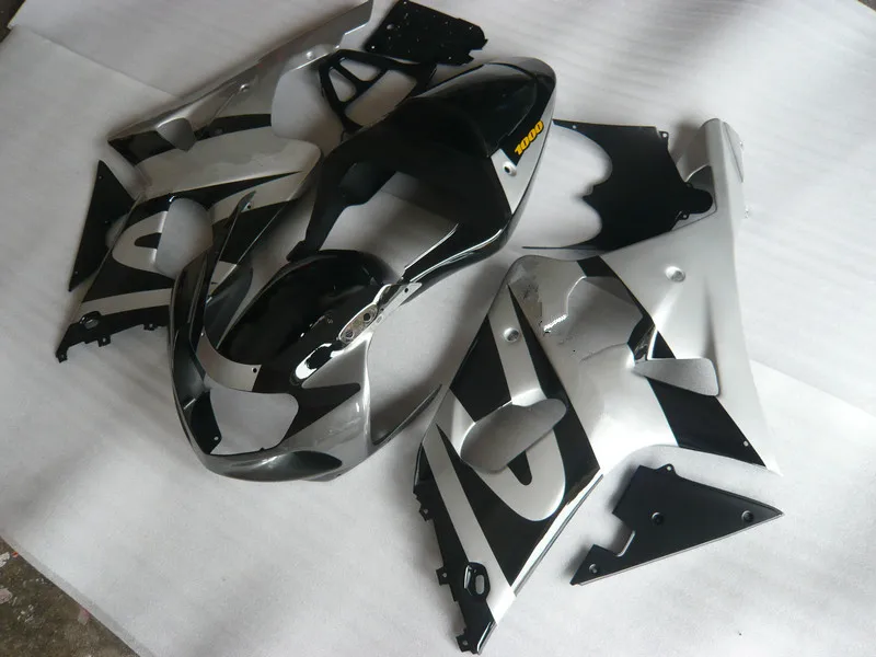 Комплект обтекателей для мотоцикла GSXR1000 K2 00 01 02 GSXR 1000 2000 2001 2002 ABS серебристый
