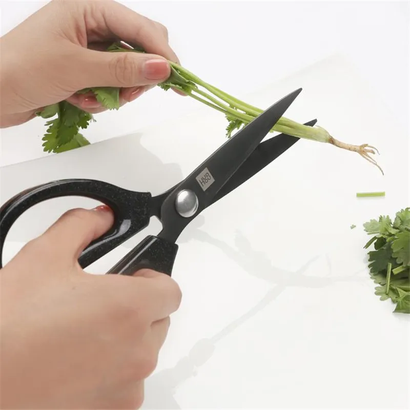 Xiaomi mijia huohou scissors Knife 21cmx9cm Kitchen scissors Stainless Steel flexible Rust prevention For xiaomi smart home kit (8)