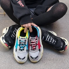 Новинка; Мужская Осенняя прогулочная обувь; Тройная легкая обувь; женские кроссовки с дышащей сеткой; спортивные зимние кроссовки для бега